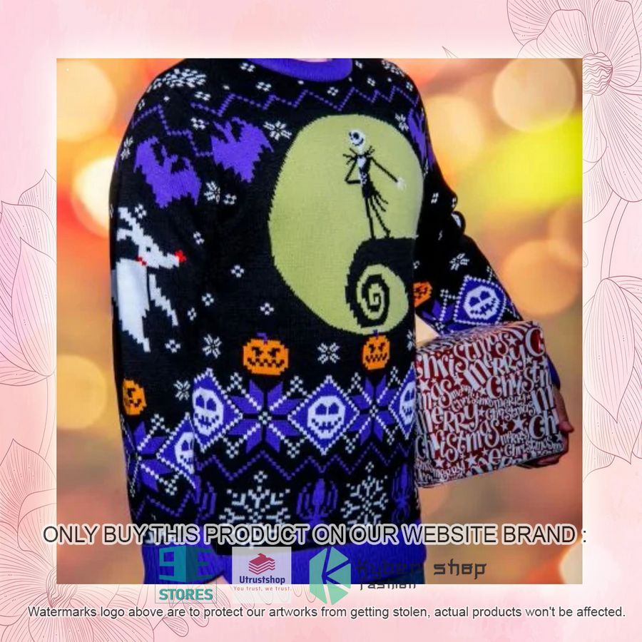 NEW Nightmare Before Christmas Jack Skellington Halloween Ugly Sweater 4 nightmare before christmas jack skellington halloween ugly christmas sweater 4 90877