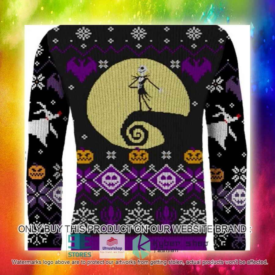 NEW Nightmare Before Christmas Jack Skellington Halloween Ugly Sweater 5 nightmare before christmas jack skellington halloween ugly christmas sweater 5 61372