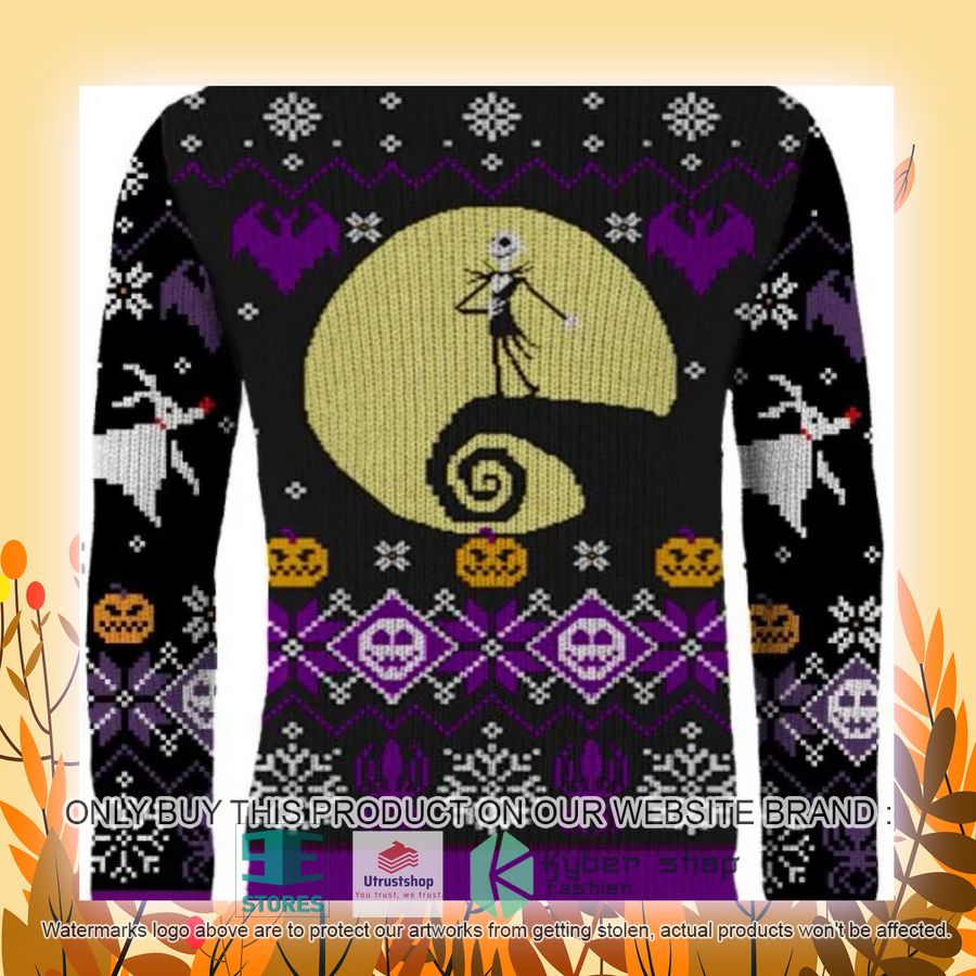 NEW Nightmare Before Christmas Jack Skellington Halloween Ugly Sweater 7 nightmare before christmas jack skellington halloween ugly christmas sweater 7 53439