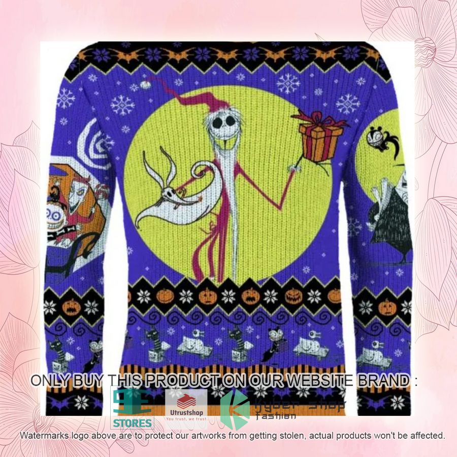 NEW Nightmare Before Christmas Jack Skellington Santa Claus Ugly Sweater 3 nightmare before christmas jack skellington santa claus ugly christmas sweater 3 22091