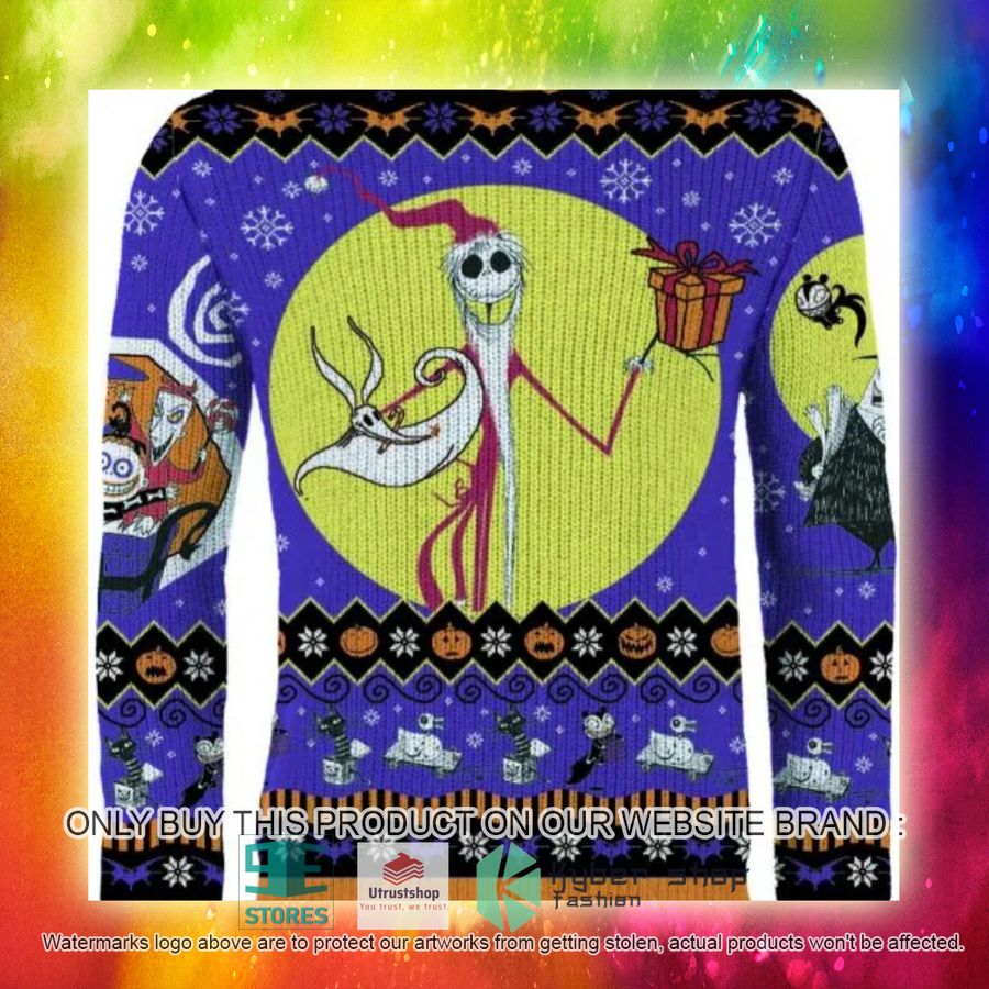 NEW Nightmare Before Christmas Jack Skellington Santa Claus Ugly Sweater 5 nightmare before christmas jack skellington santa claus ugly christmas sweater 5 62148
