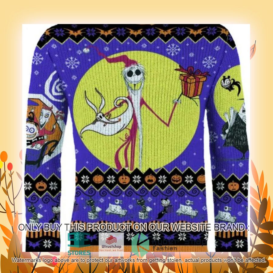 NEW Nightmare Before Christmas Jack Skellington Santa Claus Ugly Sweater 7 nightmare before christmas jack skellington santa claus ugly christmas sweater 7 35905