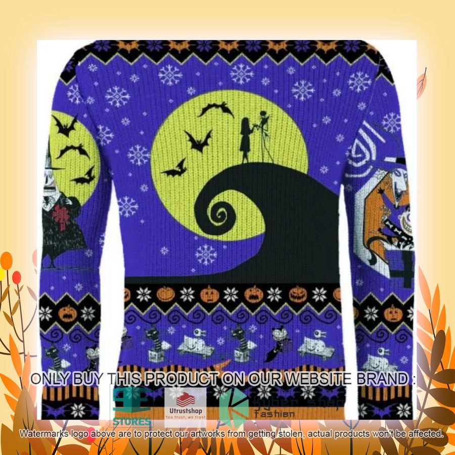 NEW Nightmare Before Christmas Jack Skellington Santa Claus Ugly Sweater 8 nightmare before christmas jack skellington santa claus ugly christmas sweater 8 12985