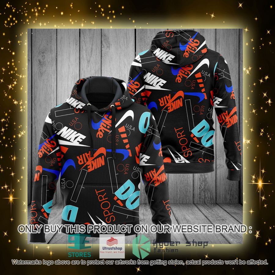 NEW Nike Air Sport USA Full Print Hoodie 4 nike air sport usa 3d hoodie 4 31942