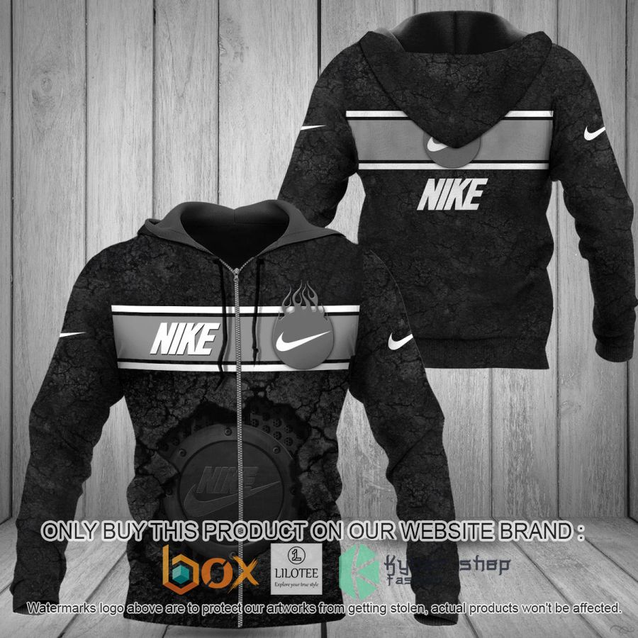 nike black zipper hoodie 1 90474