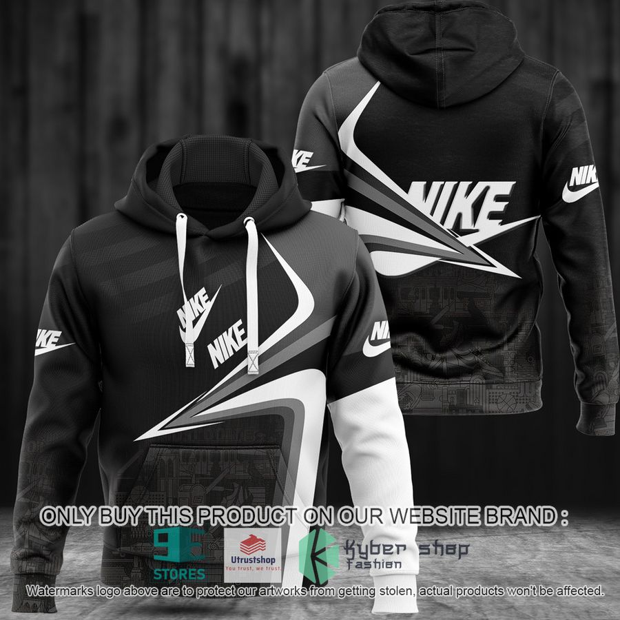 nike brand graphic black 3d hoodie 1 85564