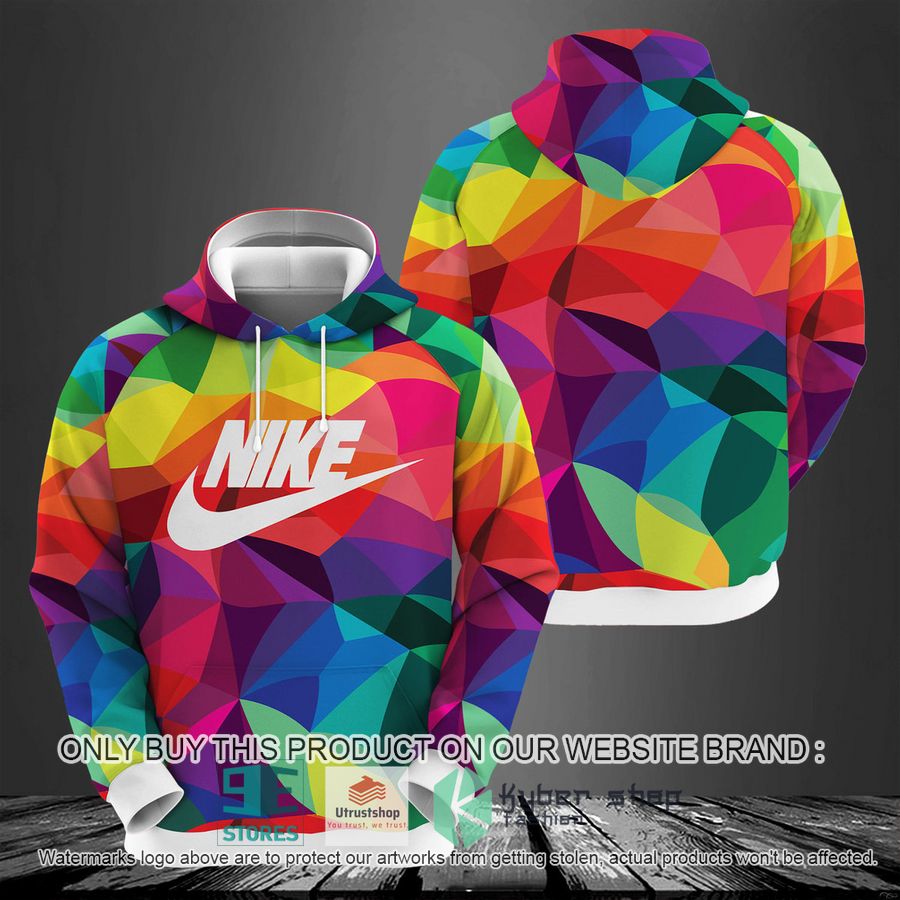 nike logo colorful 3d hoodie 1 77975