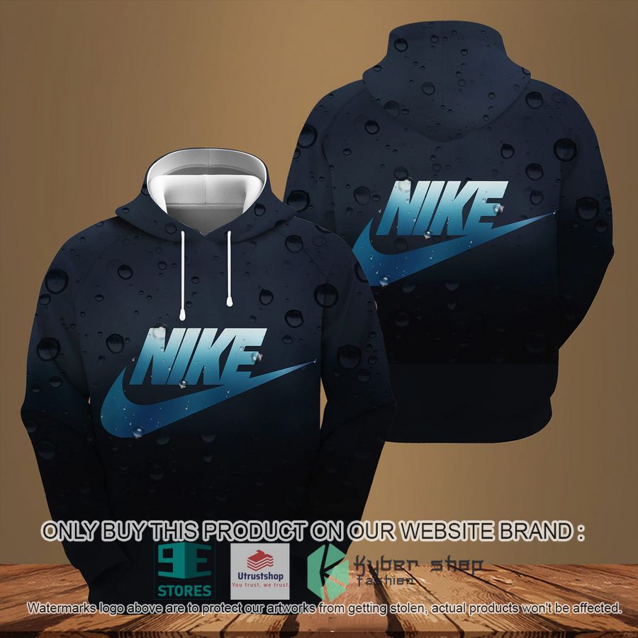 NEW Nike logo dark blue Full Print Hoodie 9 nike logo dark blue 3d hoodie 1 40931