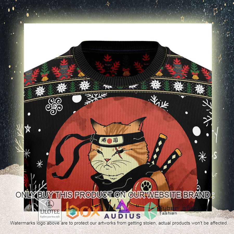 Ninja Cat Ugly Christmas Sweater 11 ninja cat ugly christmas sweater 11 45641