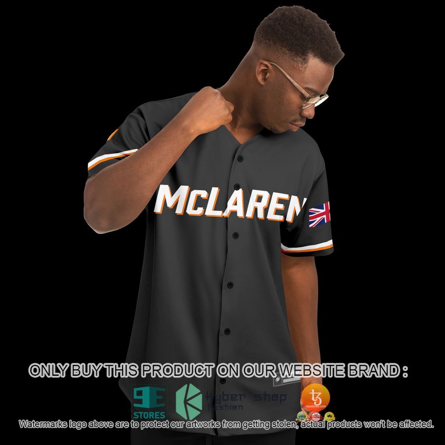 HOT Norris McLaren 4 Black Baseball Jersey 6 norris mclaren 4 black baseball jersey 6 5784
