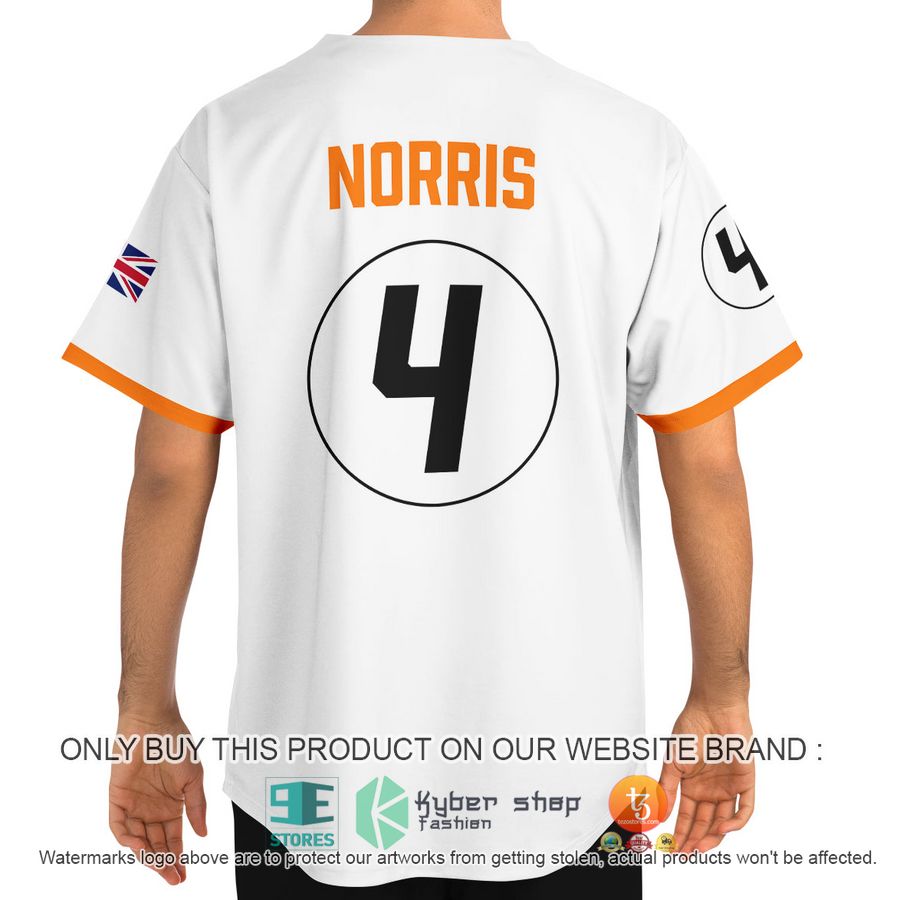 HOT Norris McLaren 4 White Baseball Jersey 5 norris mclaren 4 white baseball jersey 5 23729