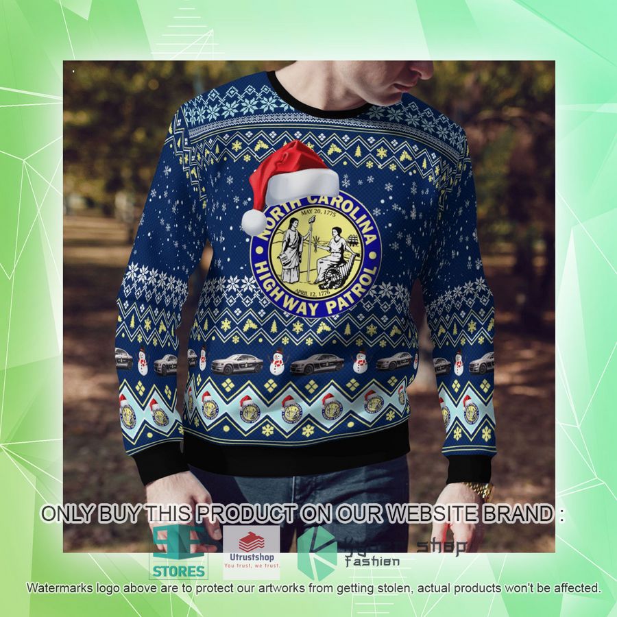NEW North Carolina State Highway Patrol Christmas Sweater 10 north carolina state highway patrol christmas sweater 10 47078