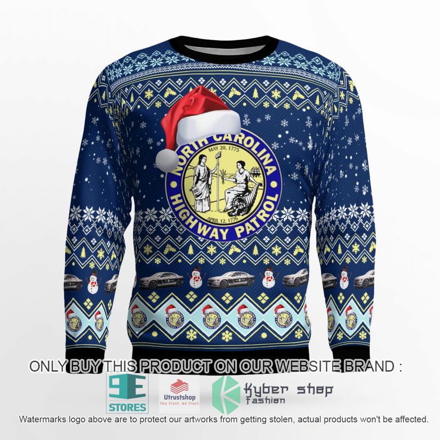 north carolina state highway patrol christmas sweater 2 78273
