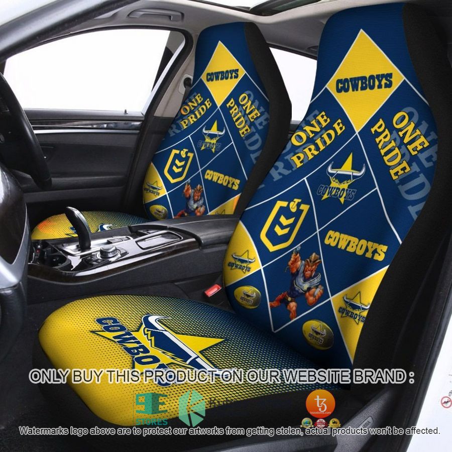 north queensland cowboys one pride car seat covers 1 82463