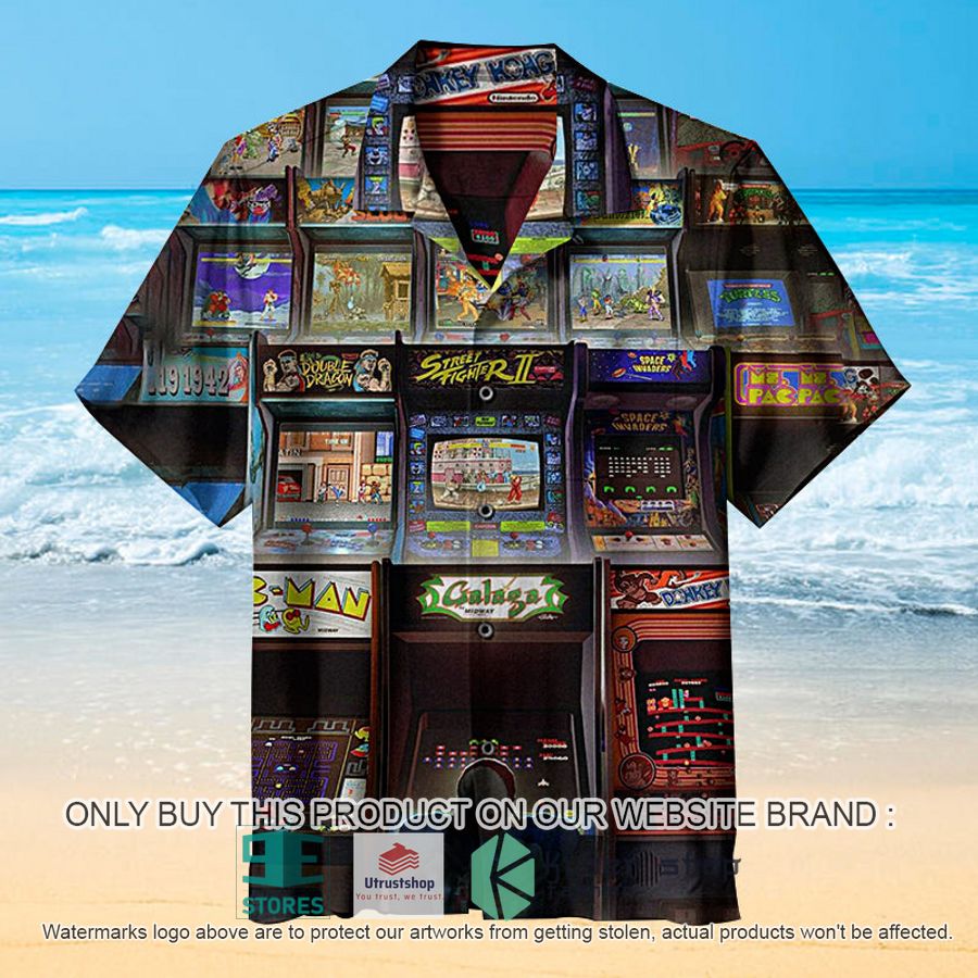 NEW Nostalgic Arcade Game Hawaii Shirt 1 nostalgic arcade game hawaiian shirt 1 73349
