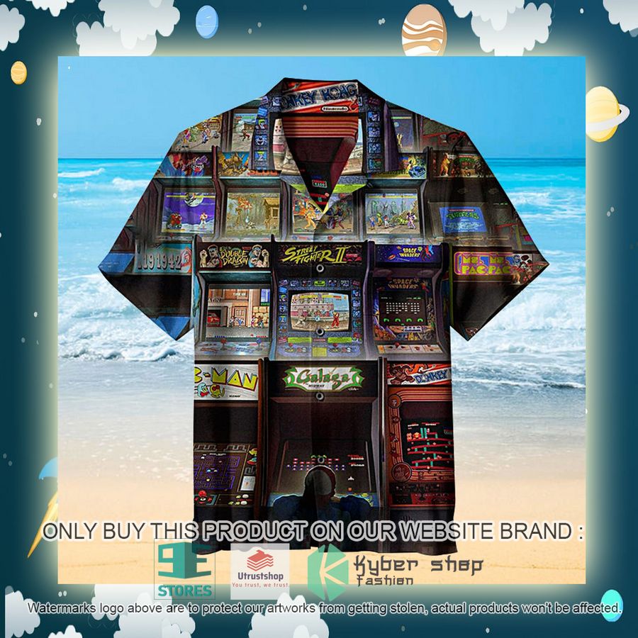 NEW Nostalgic Arcade Game Hawaii Shirt 3 nostalgic arcade game hawaiian shirt 3 14143