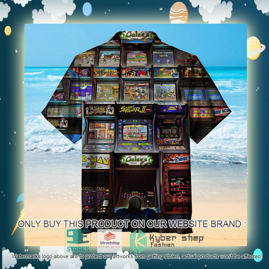 NEW Nostalgic Arcade Game Hawaii Shirt 4 nostalgic arcade game hawaiian shirt 4 2656