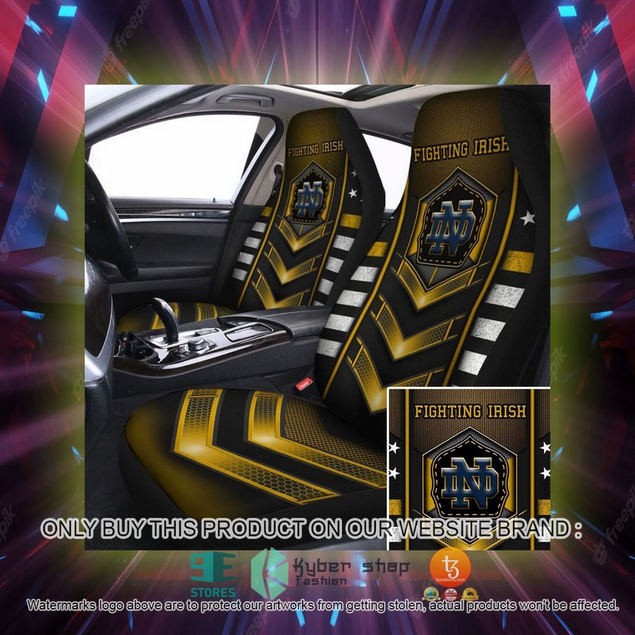 notre dame fighting irish university of notre dame car seat covers 2 75335