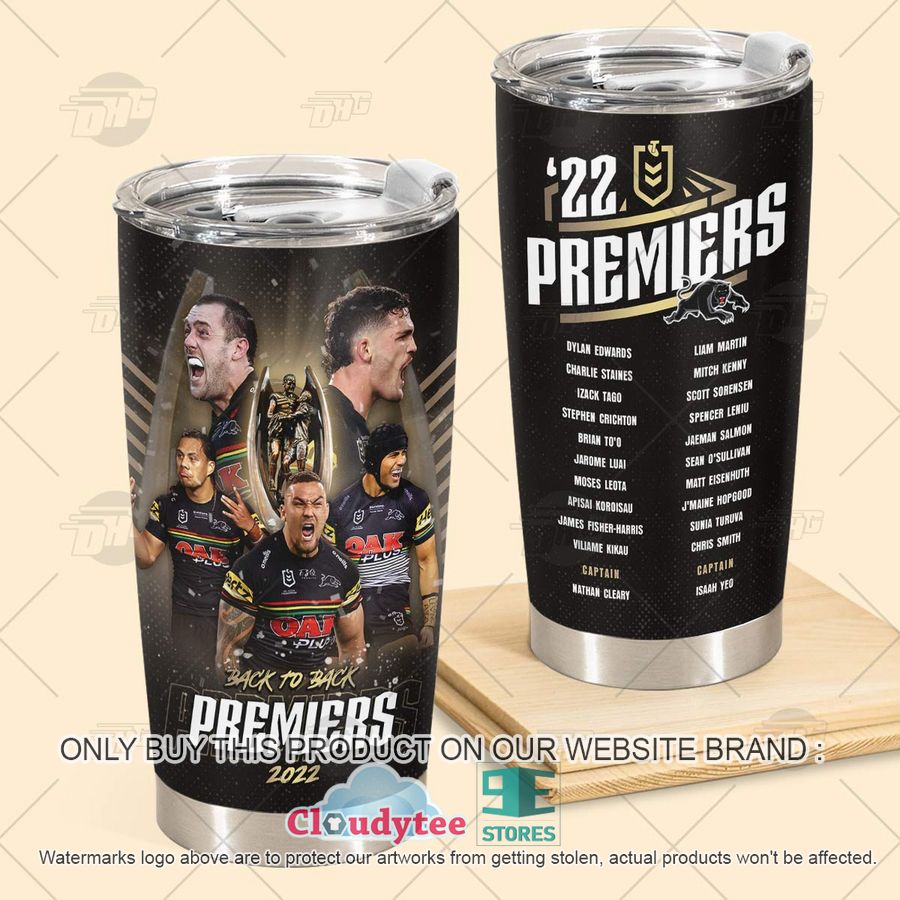 NEW NRL Penrith Panthers 2022 Back To Back Premiers Tumbler 3 nrl penrith panthers 2022 back to back premiers tumbler 2 61230