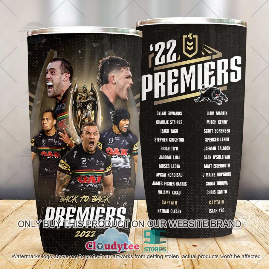 NEW NRL Penrith Panthers 2022 Back To Back Premiers Tumbler 4 nrl penrith panthers 2022 back to back premiers tumbler 3 26697