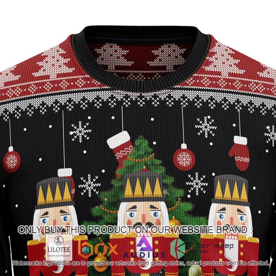 nutcracker christmas tree ugly christmas sweater 2 26202
