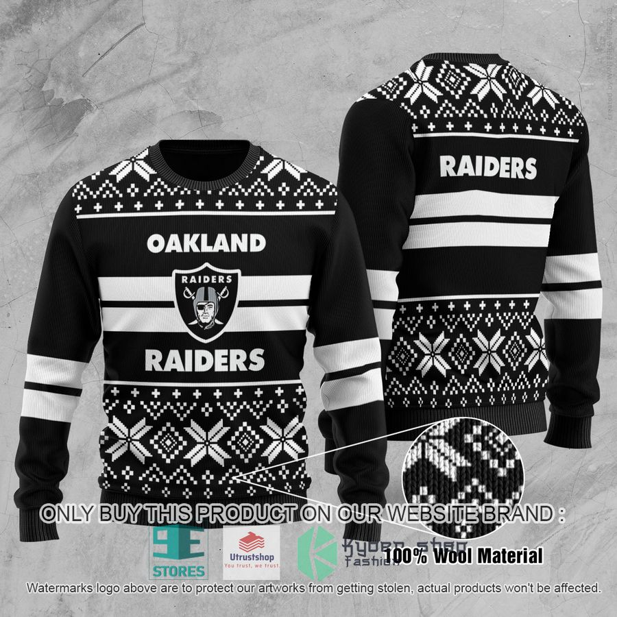 oakland raiders nfl team ugly chrisrtmas sweater 1 41953