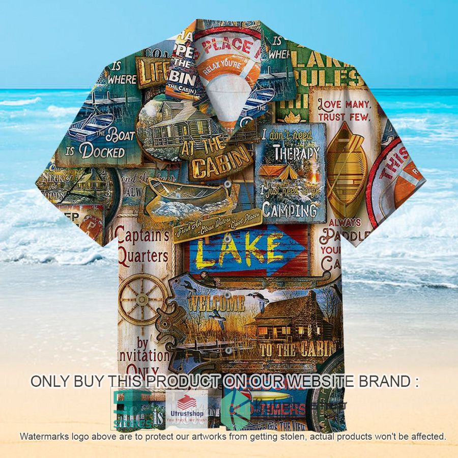 NEW Off to The Lakehouse Hawaii Shirt 16 off to the lakehouse hawaiian shirt 1 80714