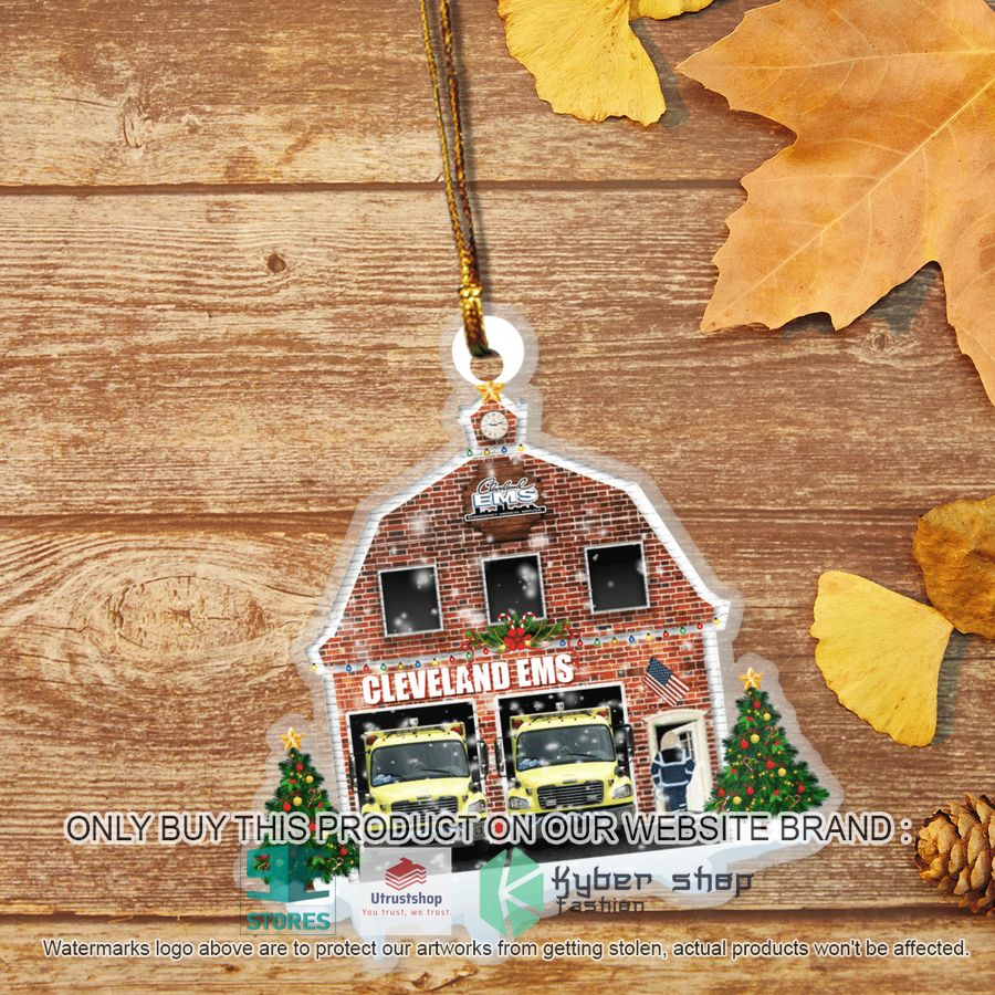 ohio cleveland ems station christmas ornament 2 42845