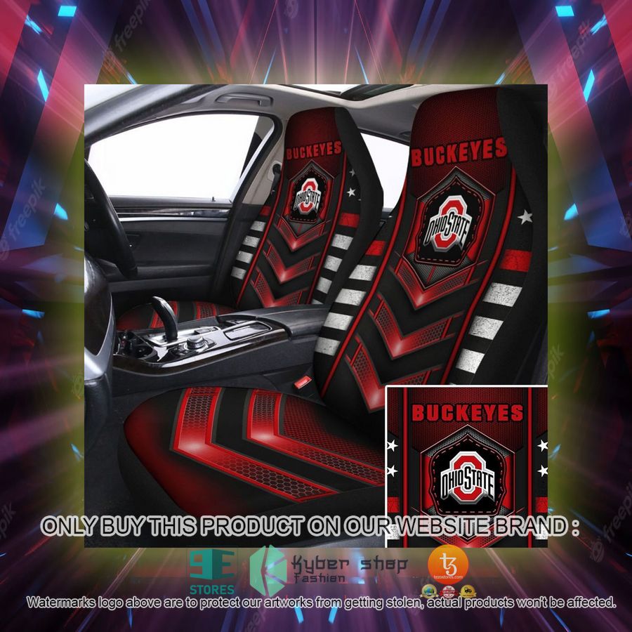 ohio state buckeyes ohio state university car seat covers 2 67353