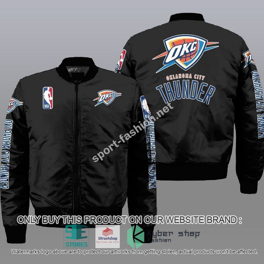 oklahoma city thunder nba bomber jacket 1 51914