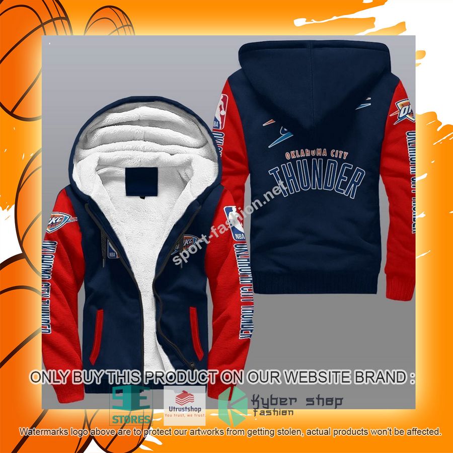 NEW Oklahoma City Thunder 3D Fleece Hoodie 12 oklahoma city thunder nba fleece hoodie 12 54847