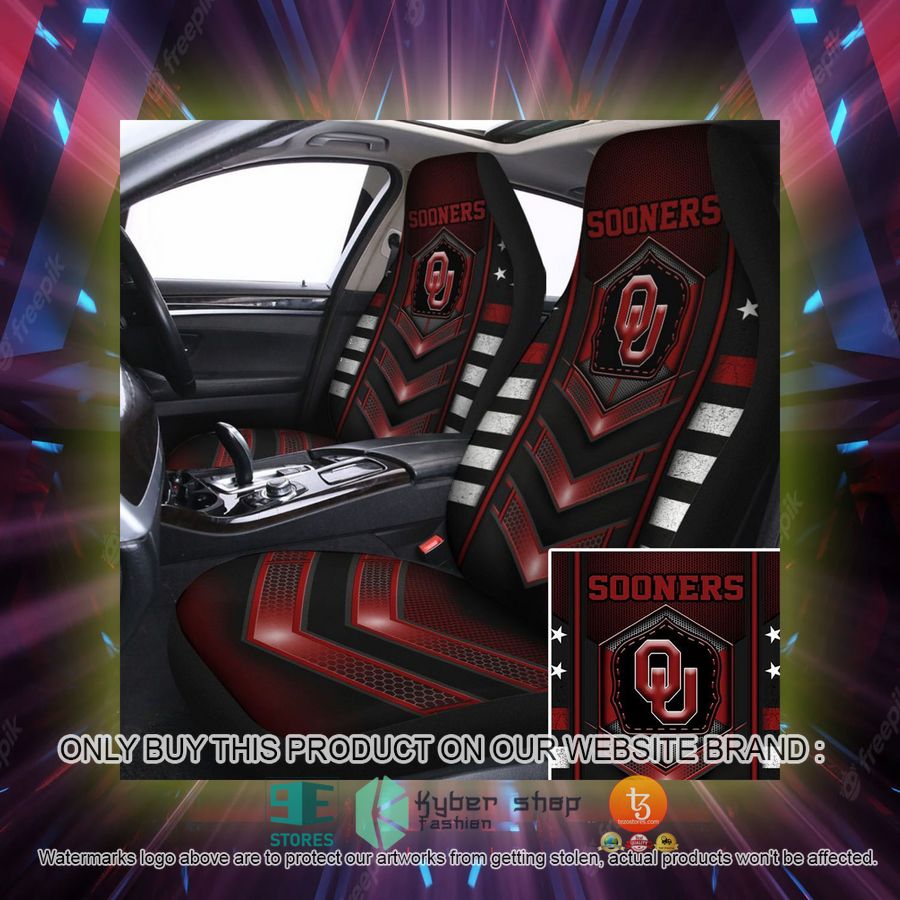 oklahoma sooners university of oklahoma car seat covers 2 14365