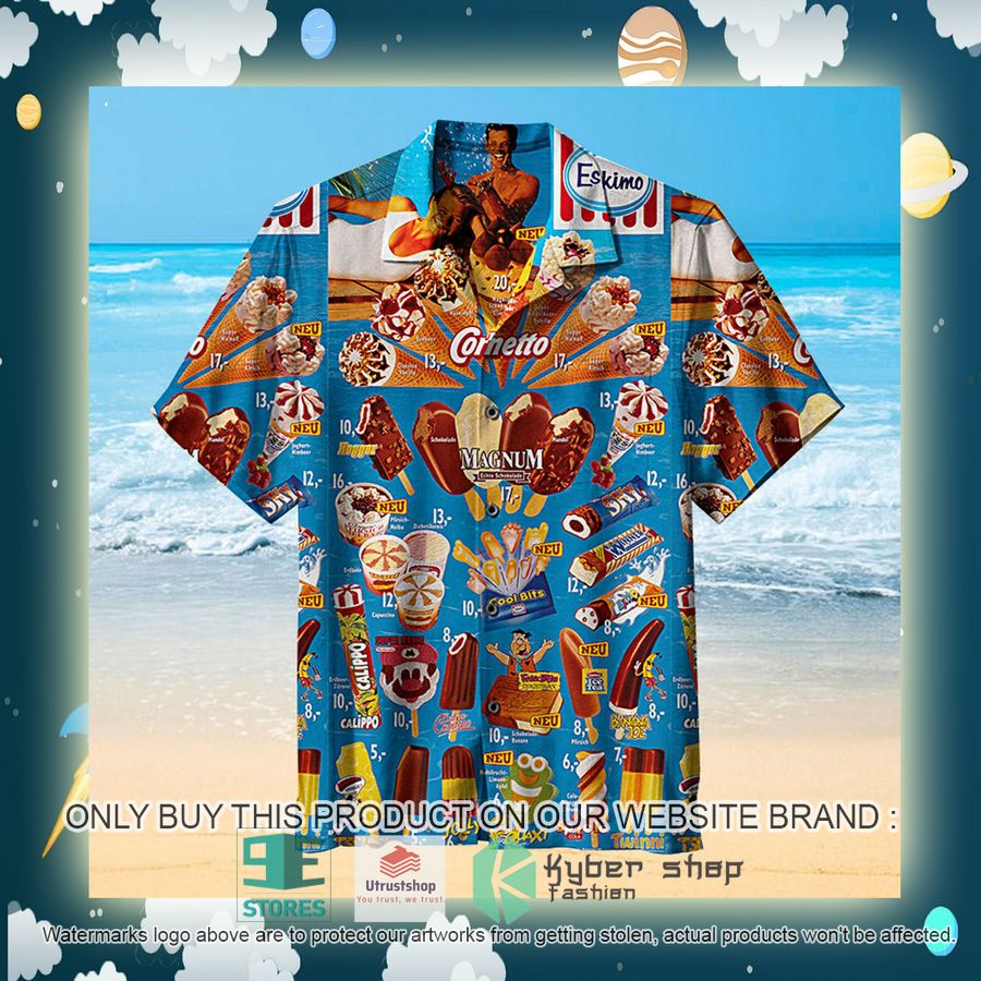 NEW Old ice creams blue Hawaii Shirt 2 old ice creams blue hawaiian shirt 2 52936