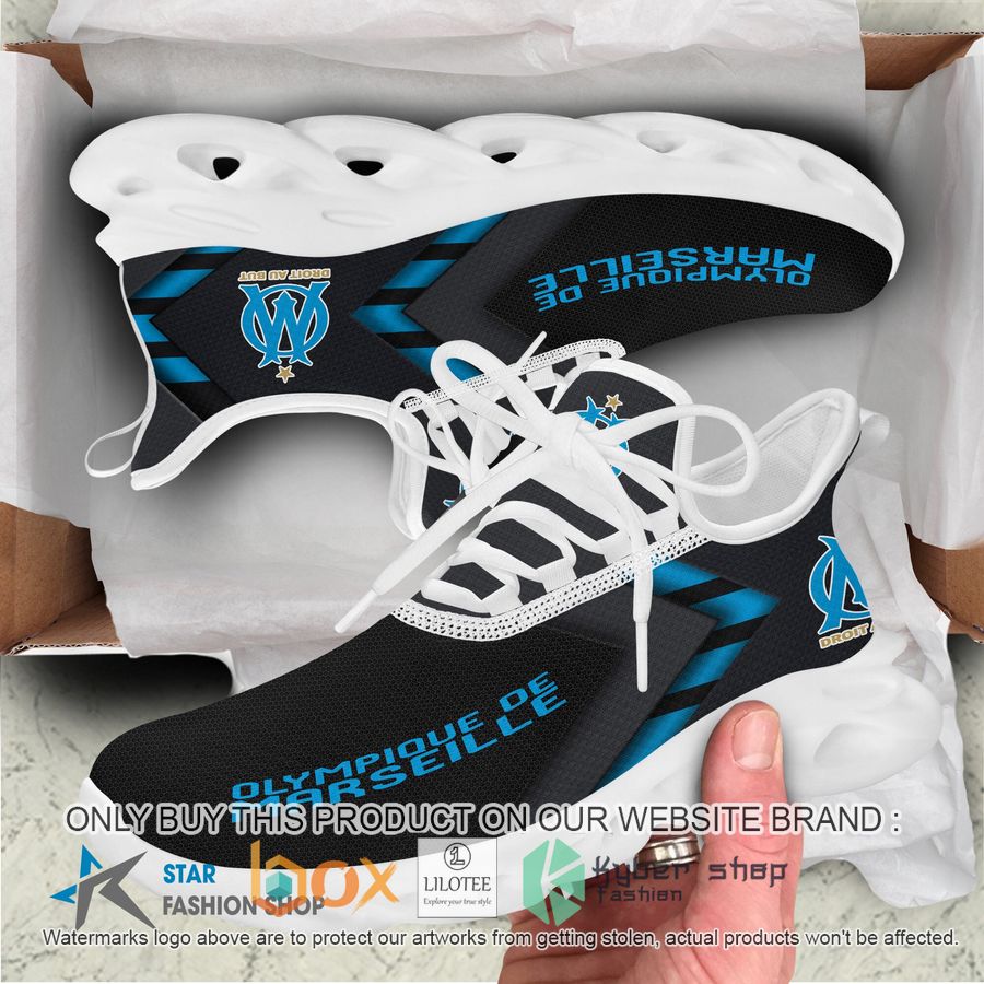 Olympique de Marseille Ligue 1 and 2 Clunky Max Soul Shoes 4 olympique de marseille ligue 1 and 2 clunky max soul shoes 4 99141