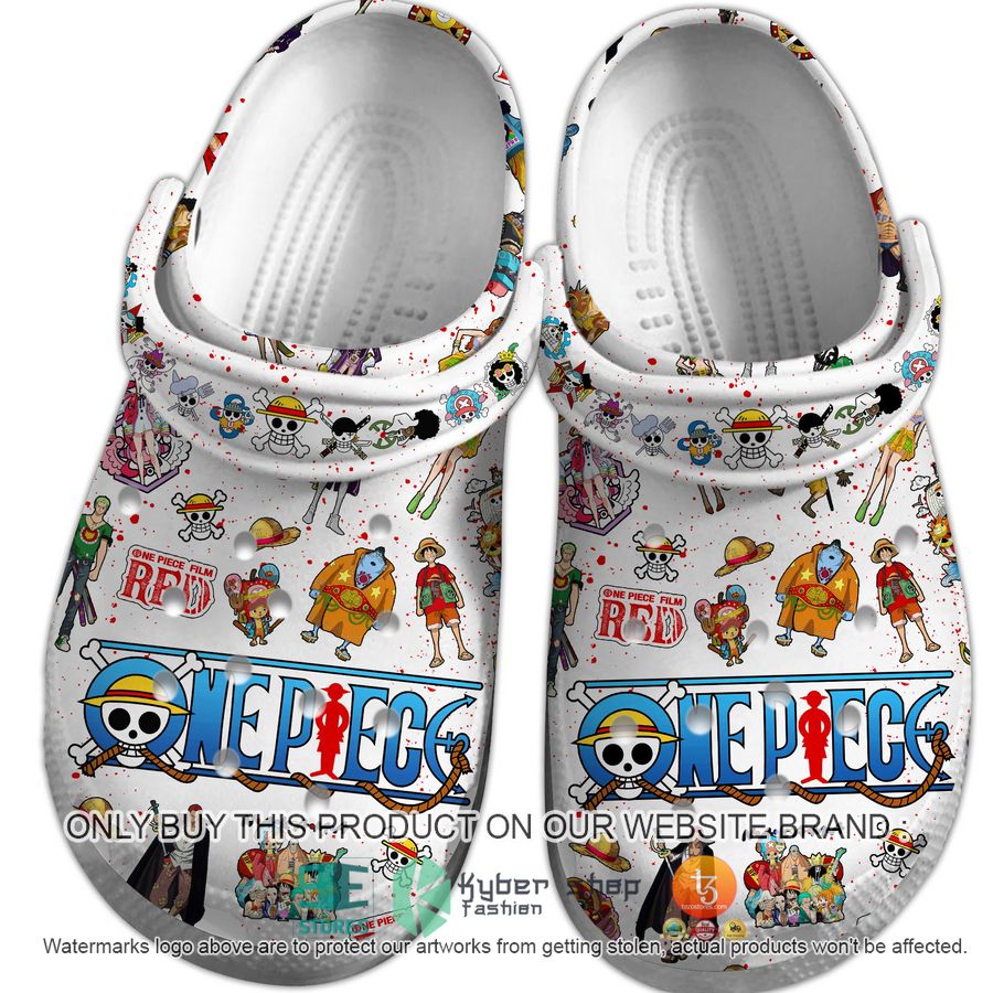 one piece film red crocband shoes 2 54135