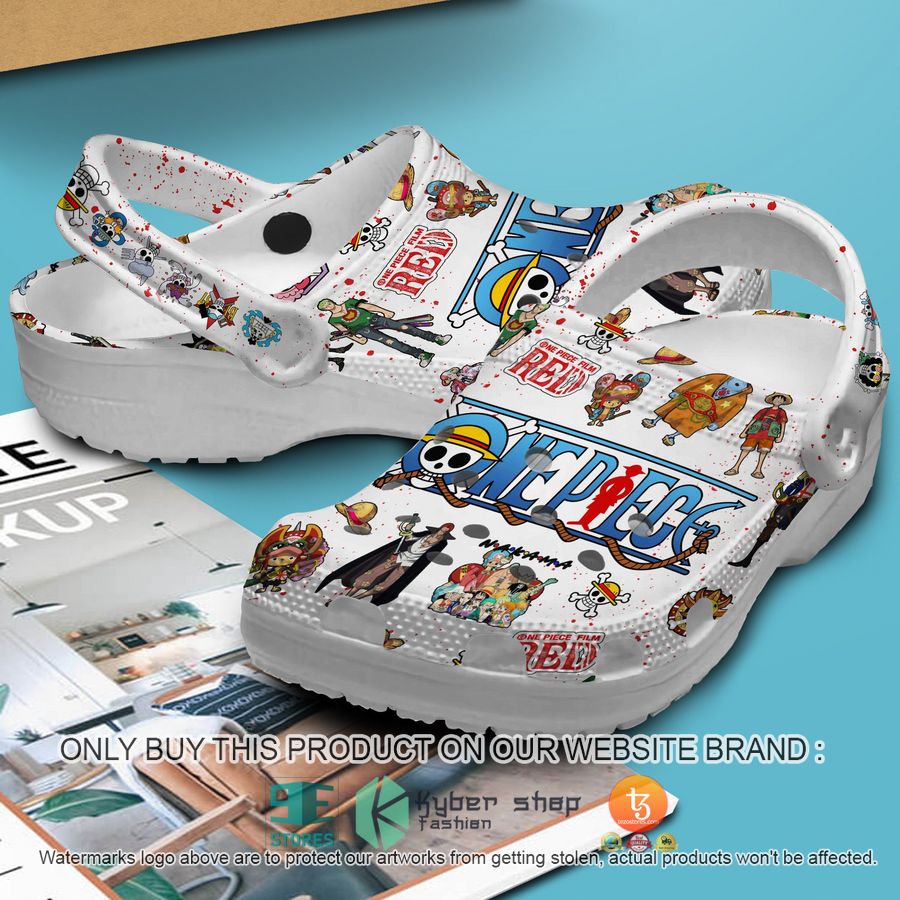 HOT One Piece Film Red Crocband Shoes 4 one piece film red crocband shoes 4 77726