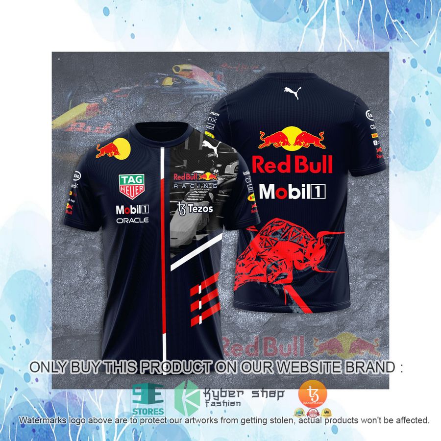 HOT Oracle Red Bull Racing Tezos Mobil 1 Navy 3D T-Shirt 4 oracle red bull racing tezos mobil 1 navy 3d t shirt 4 8745