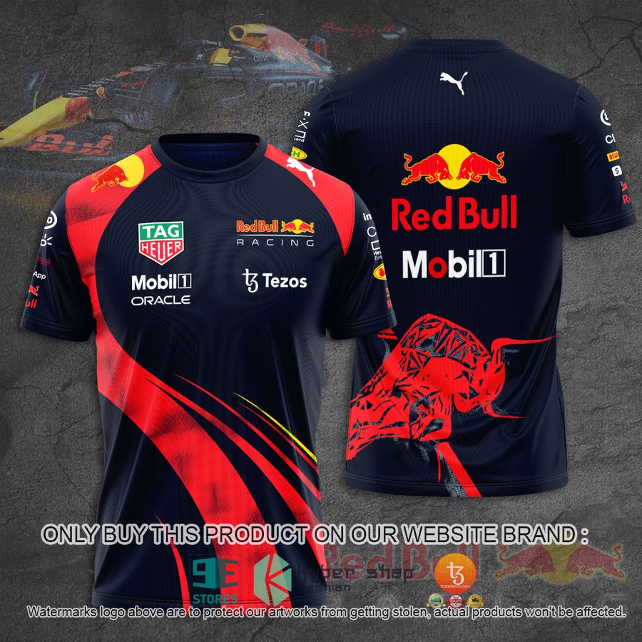oracle red bull racing tezos mobil 1 red navy 3d t shirt 1 92513