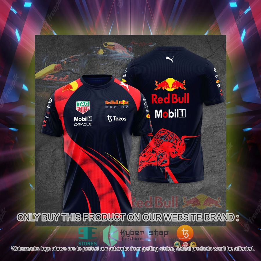 oracle red bull racing tezos mobil 1 red navy 3d t shirt 2 66764