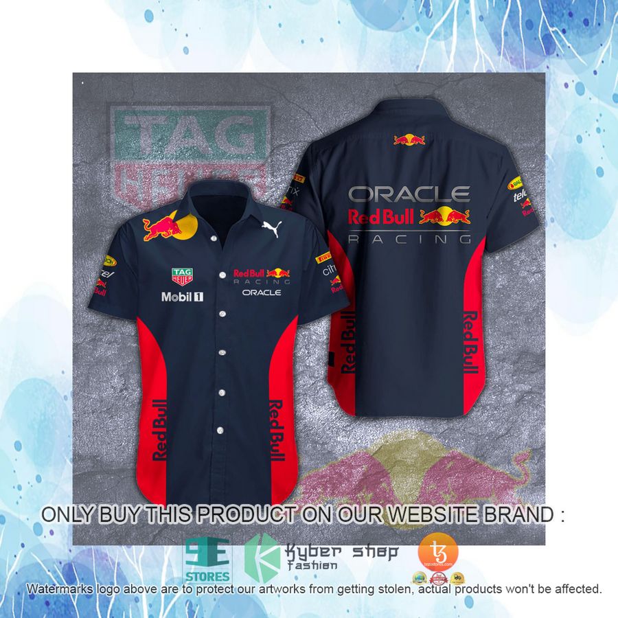 HOT Oracle Red Bull Racing Tezos Mobil 1 Red Navy Hawaiian Shirt 4 oracle red bull racing tezos mobil 1 red navy hawaiian shirt 4 71263