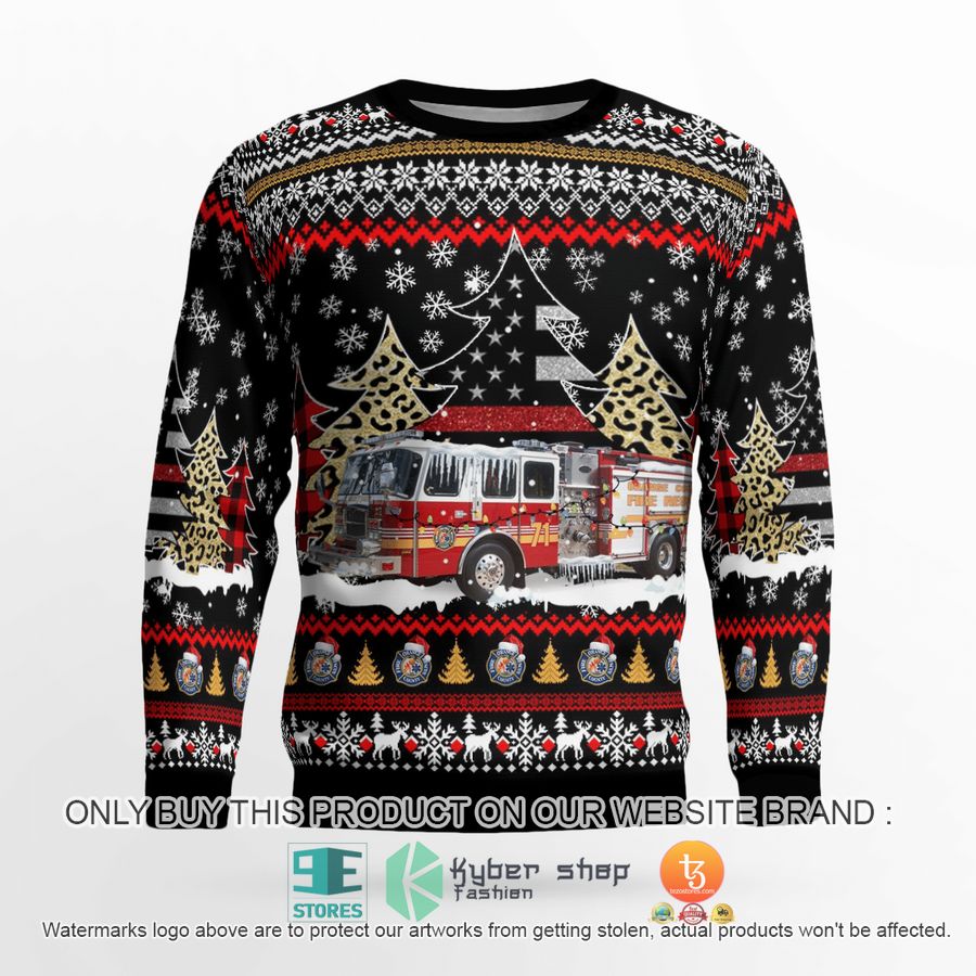 HOT Orange County Fire Rescue Department, Florida Ugly Christmas Sweater 3 orange county fire rescue department florida christmas sweater 3 85662