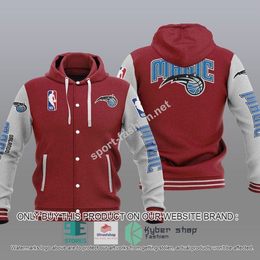 NEW Orlando Magic Varsity Hoodie Jacket 6 orlando magic nba baseball hoodie jacket 6 97723