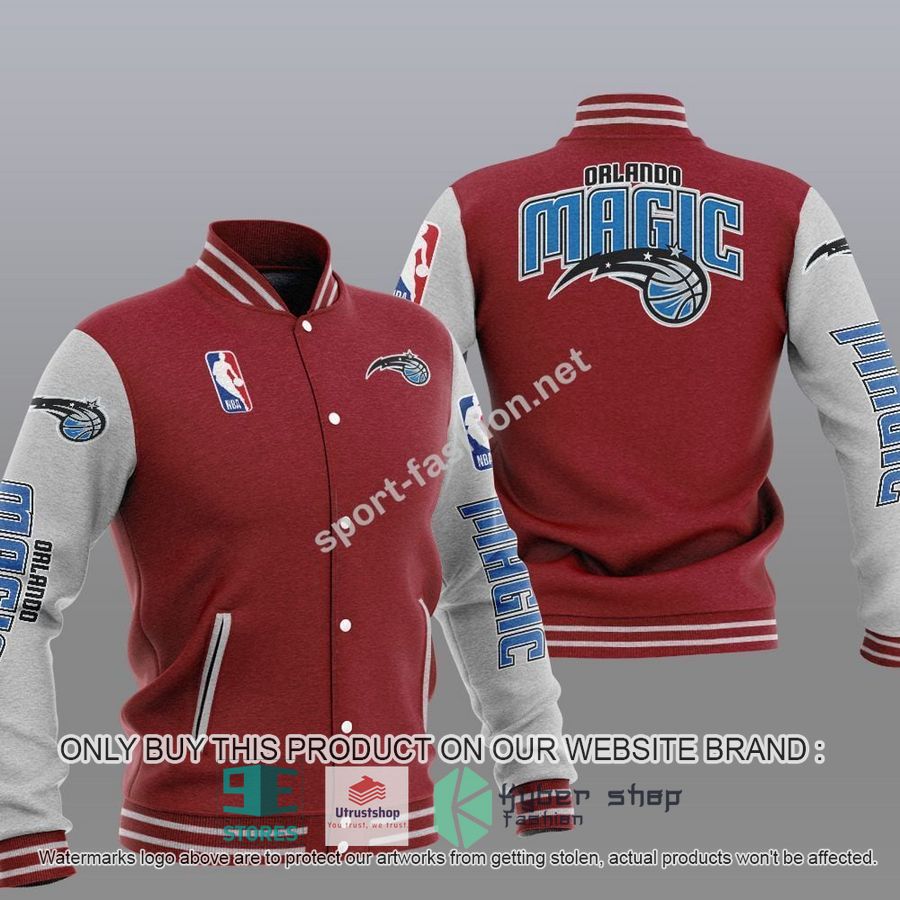 NEW Orlando Magic Varsity Jacket 6 orlando magic nba baseball jacket 6 80433