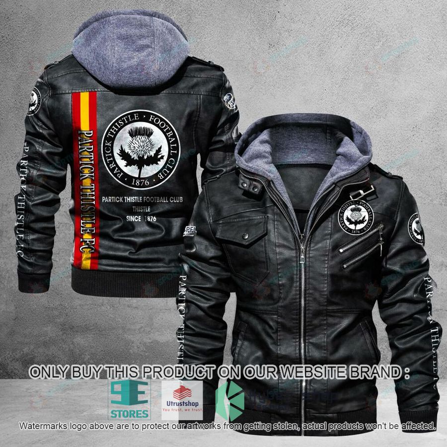 partick thistle f c thistle since 1876 leather jacket 1 10332