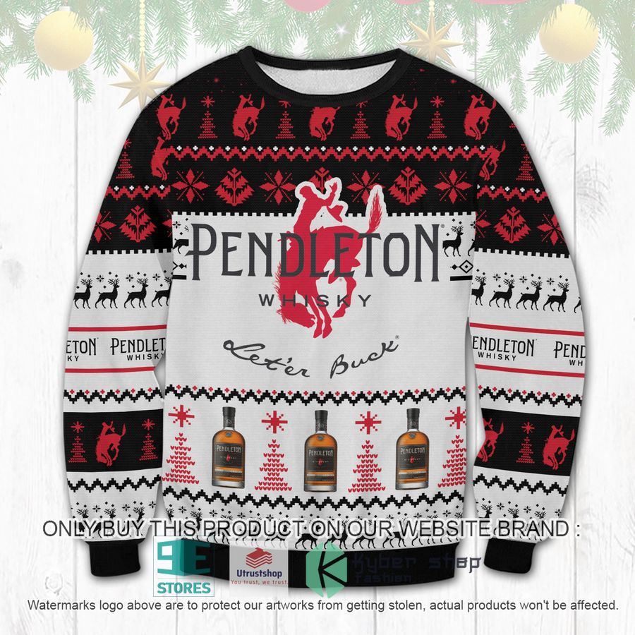 pendleton whiskey ugly christmas sweater 1 29371