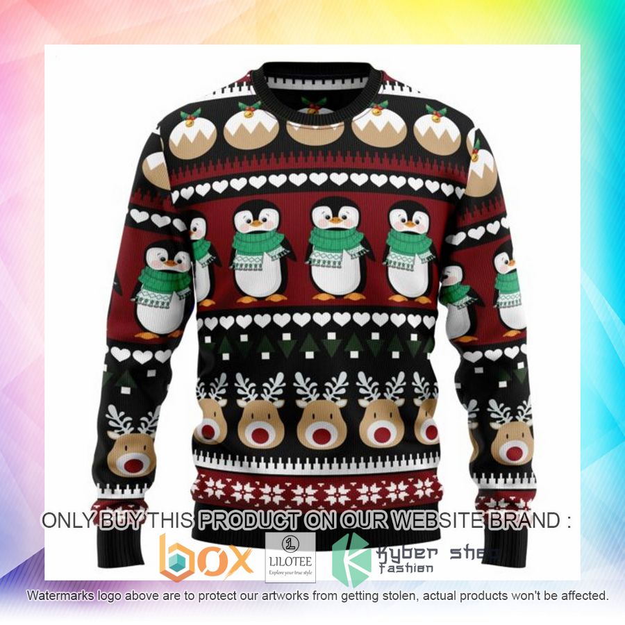 penguin group ugly christmas sweatshirt 2 59432