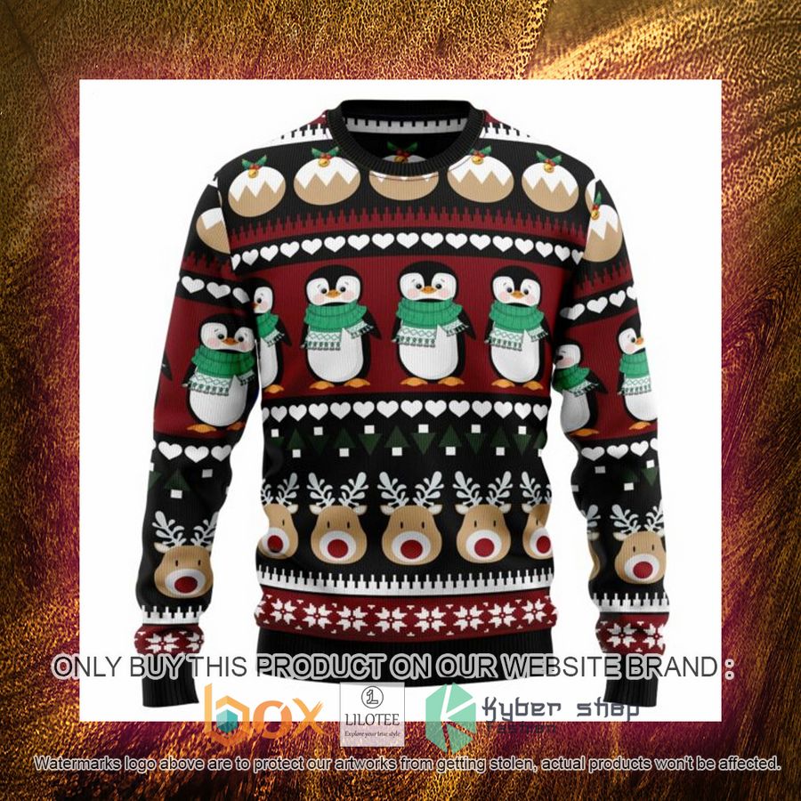 Penguin Group Ugly Christmas Sweatshirt 4 penguin group ugly christmas sweatshirt 4 91297