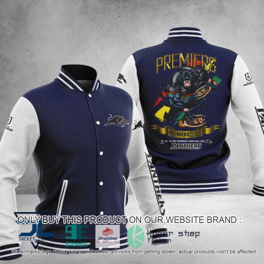 penrith panthers mascot nrl telstra premiers grand final 2022 baseball jacket 2 3952