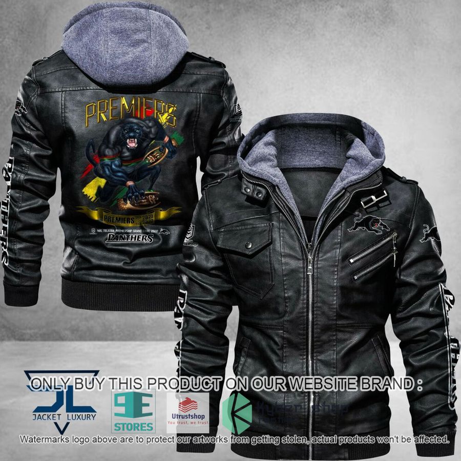 NEW Penrith Panthers mascot NRL Telstra Premiers Grand Final 2022 Leather Jacket 5 penrith panthers mascot nrl telstra premiers grand final 2022 leather jacket 1 36206