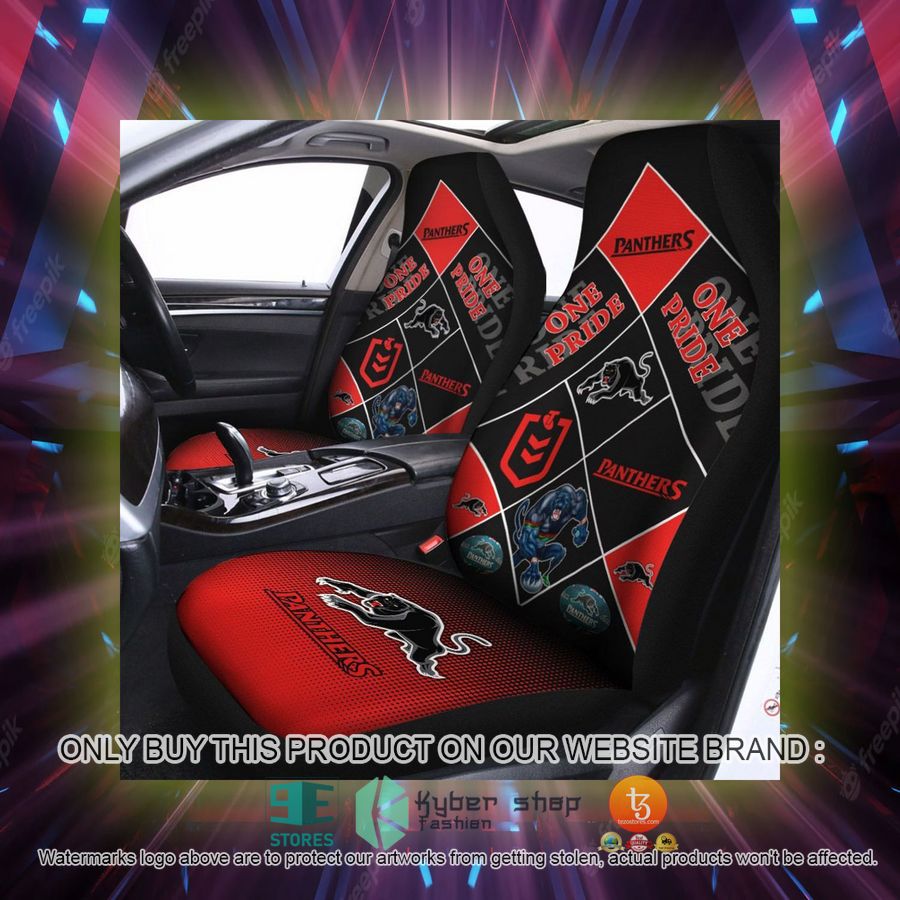 penrith panthers one pride car seat covers 2 84588